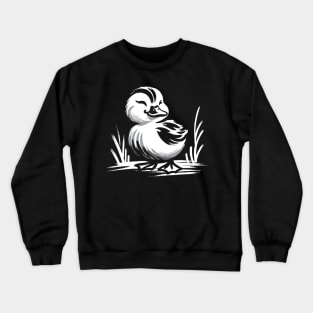 Kawaii Cool Retro Duck Japan Style Funny Duck Crewneck Sweatshirt